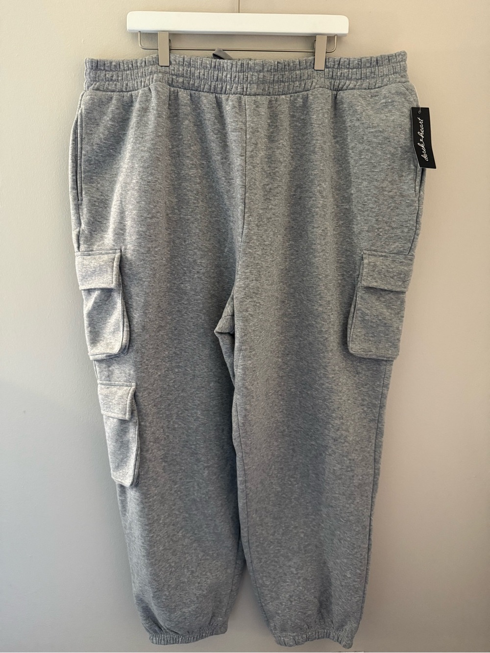 Gray sweatpants